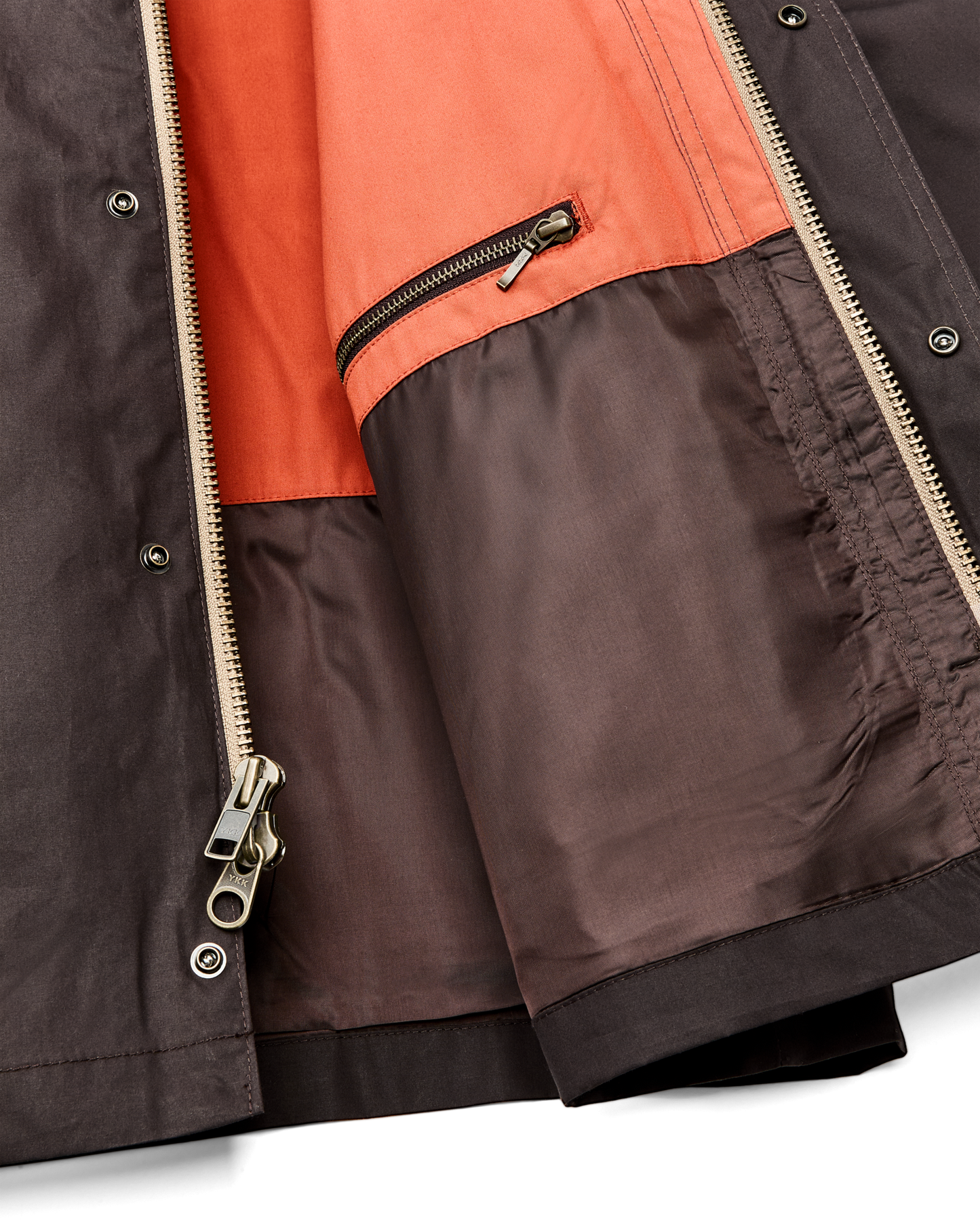 Alternate view of the Filson Dry Wax Short Field Jacket - Dark Brown