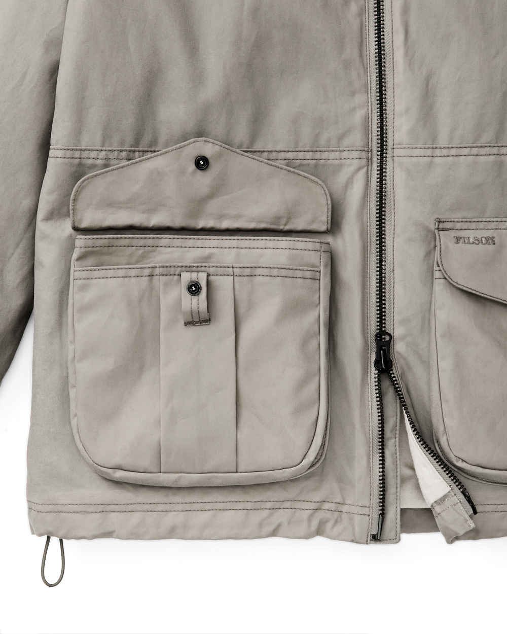 Alternate view of the Filson Women's Cover Cloth Raincoat - Twine