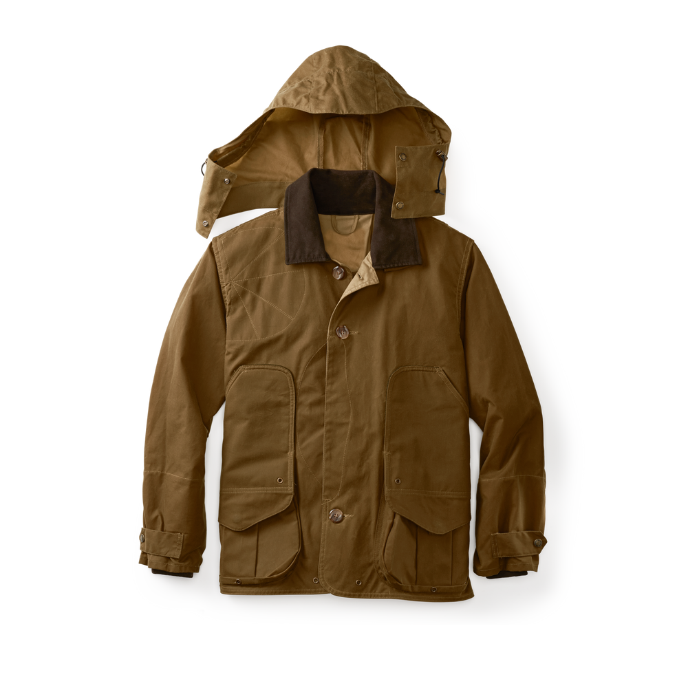 Alternate view of the Filson Tin Cloth Hood - Dark Tan