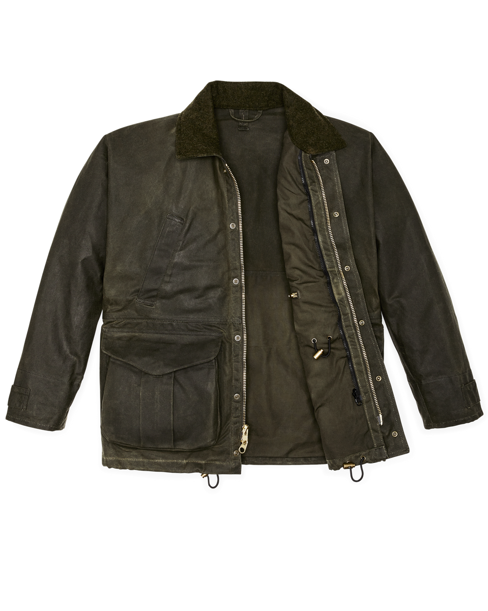 Lined Tin Cloth Field Jacket - Otter Green