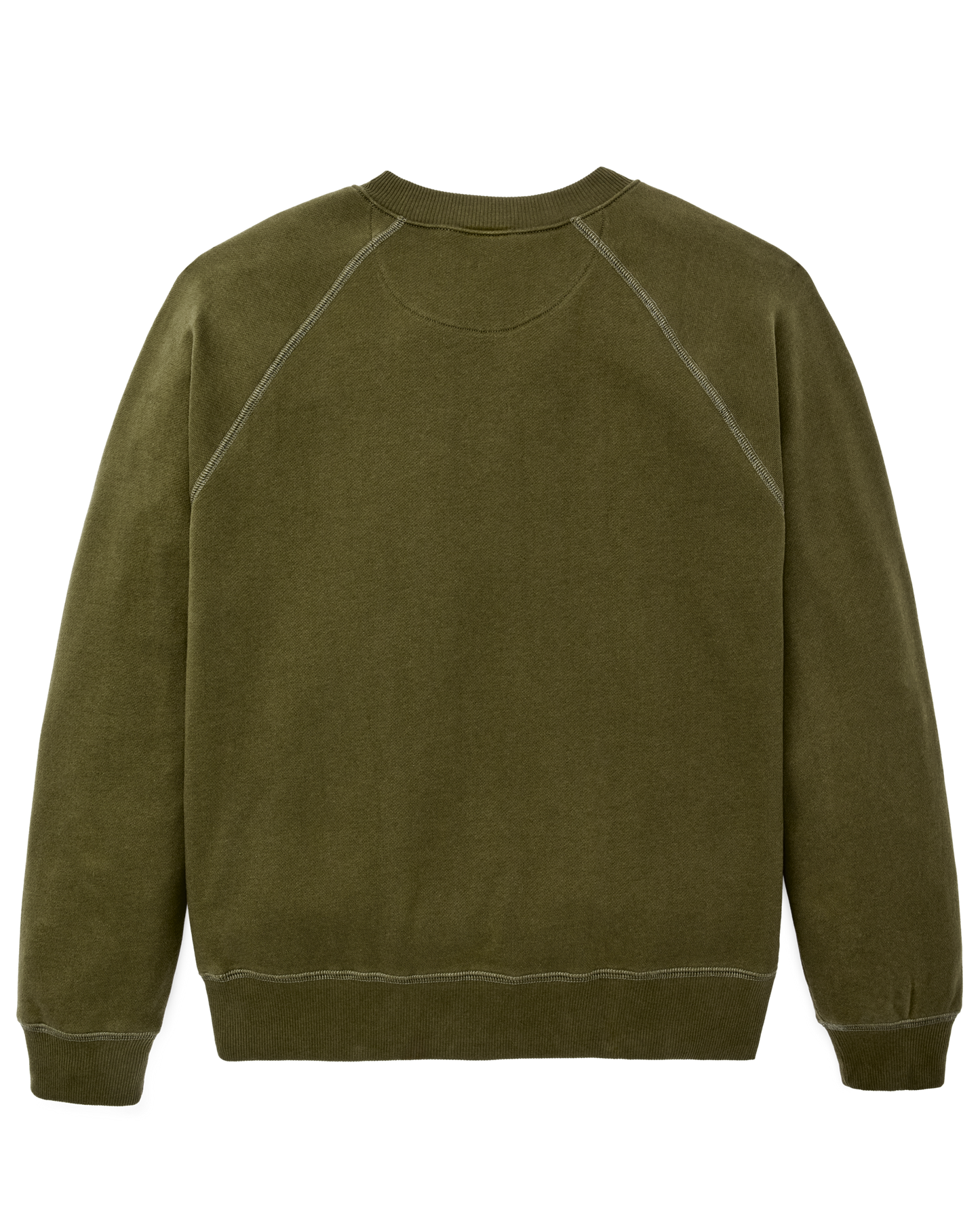 Quarter-zip Terry Sweatshirt - Dark Olive