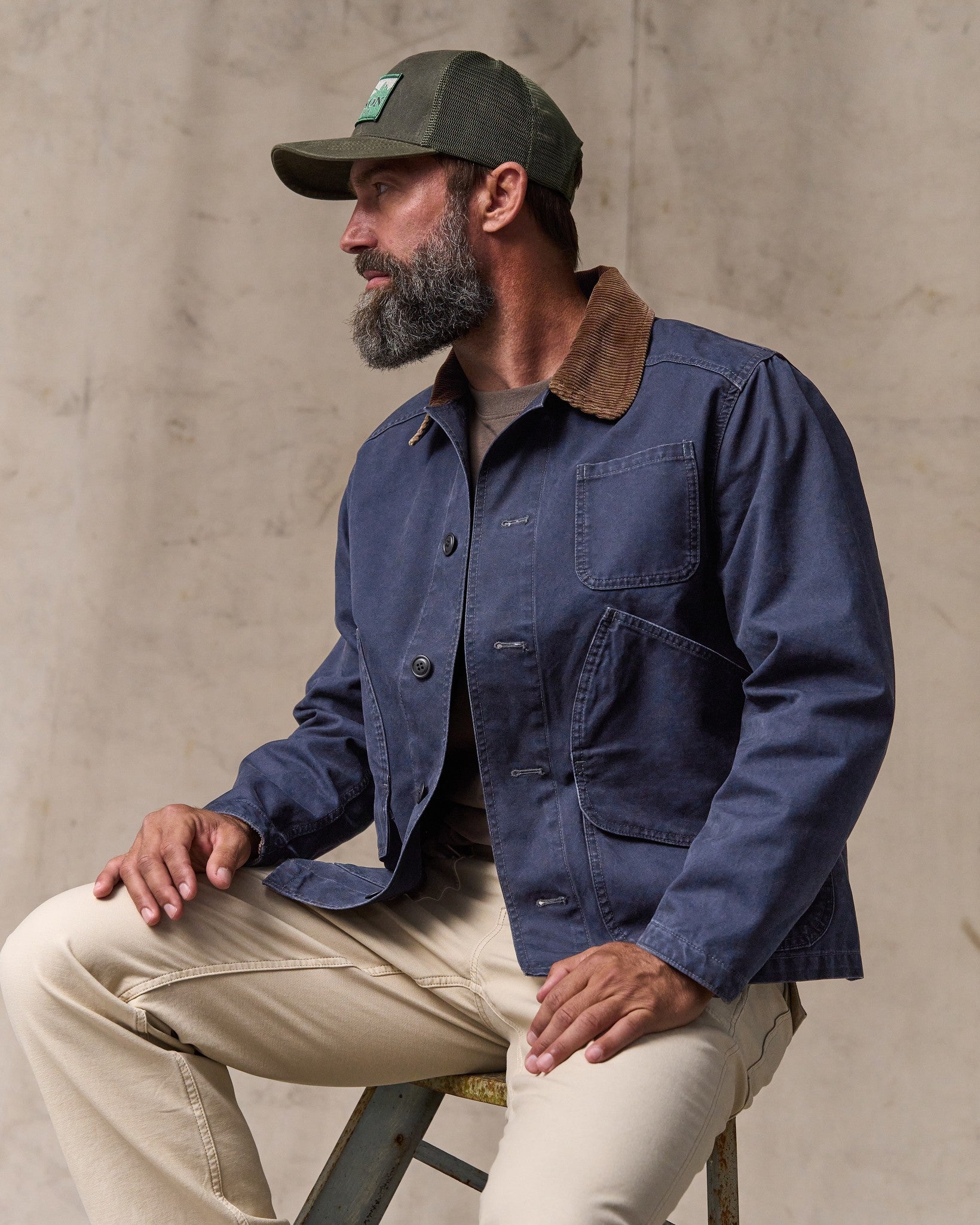 Canvas Outfitter Jacket - Blue Mussel