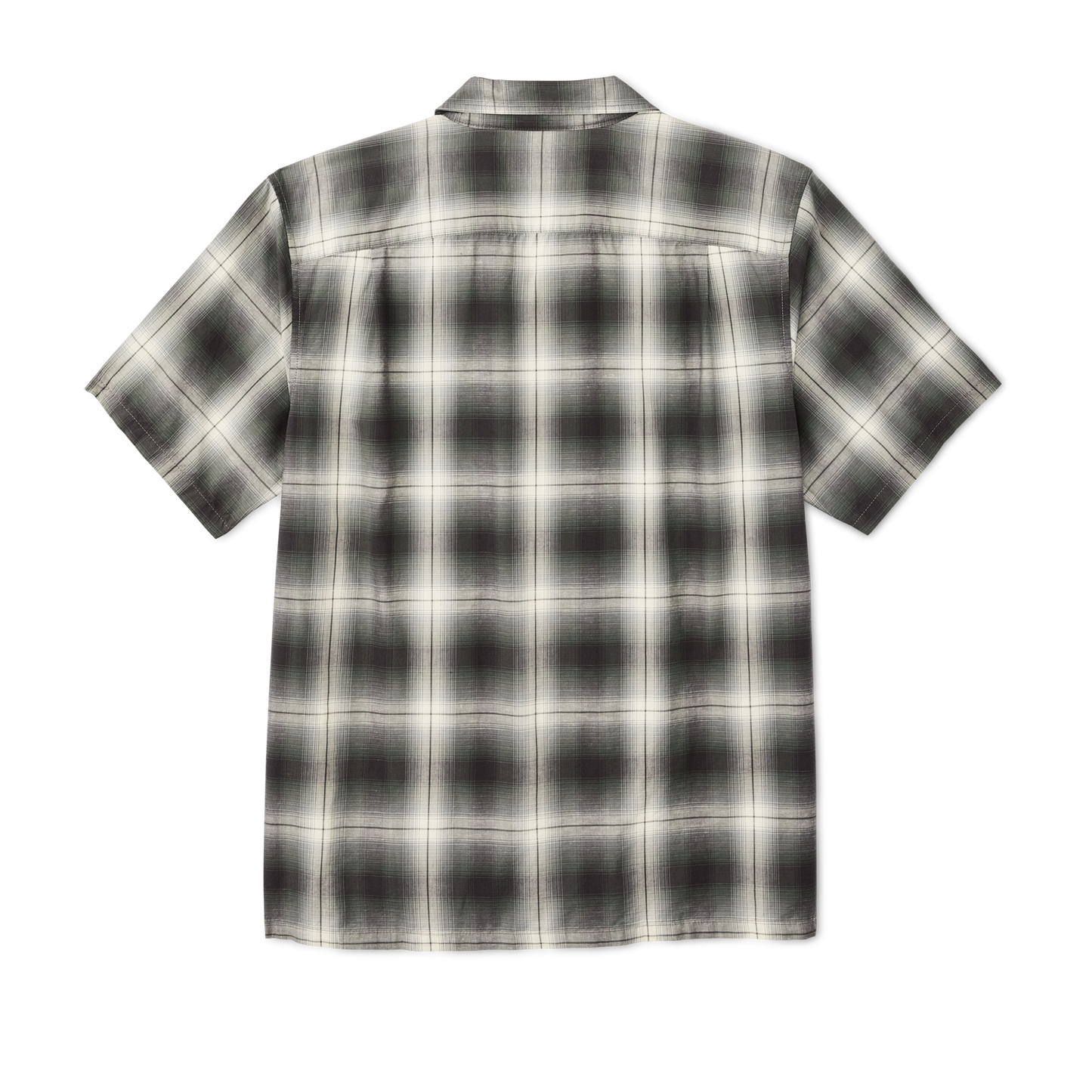 Alternate view of the Filson Greenwood Short Sleeve Camp Shirt - Olive / Beige Ombre