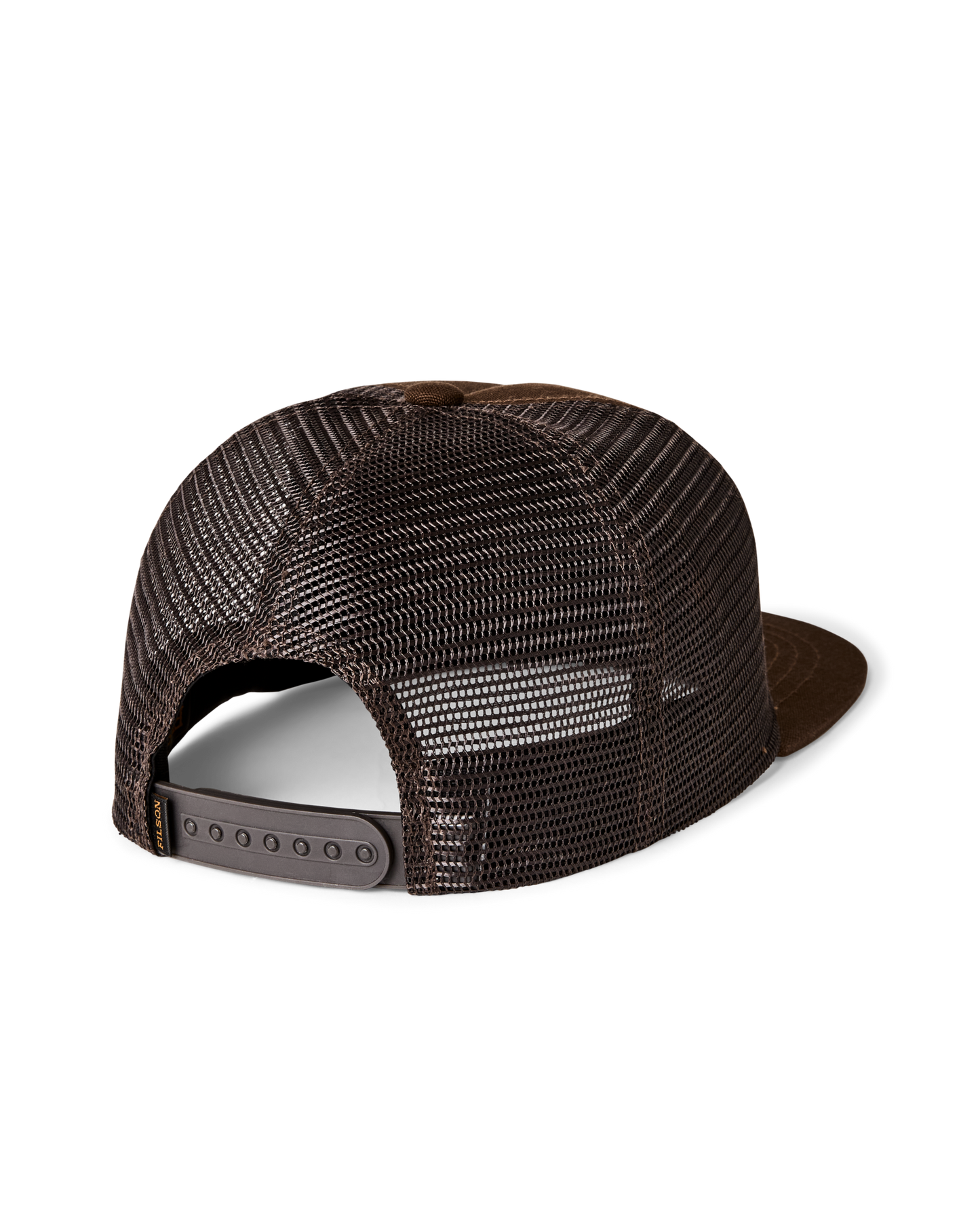 Alternate view of the Filson Durham Ranger Trucker Mesh Cap - Brown