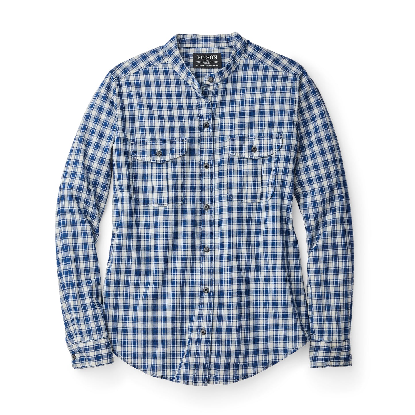 Women's Kadin Island Shirt - Indigo Chambray