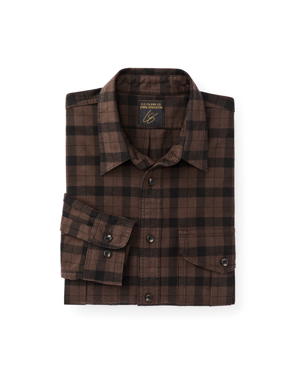 Chris Stapleton Signature Alaskan Guide Shirt - Falcon Brown / Black