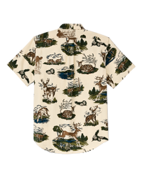 Short Sleeve Lightweight Alaskan Guide Shirt  - Vintage White / Deer