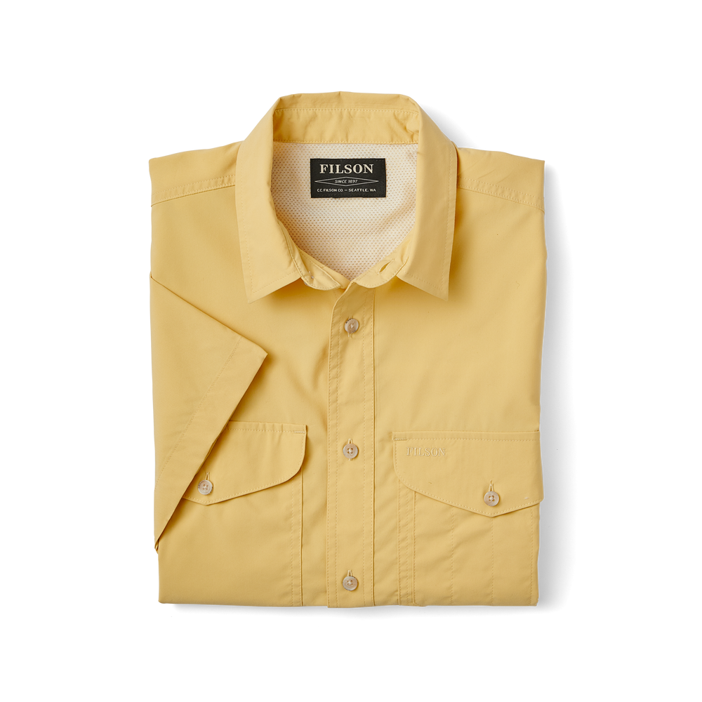 Alternate view of the Filson Twin Lakes Short Sleeve Sport Shirt - Semolina