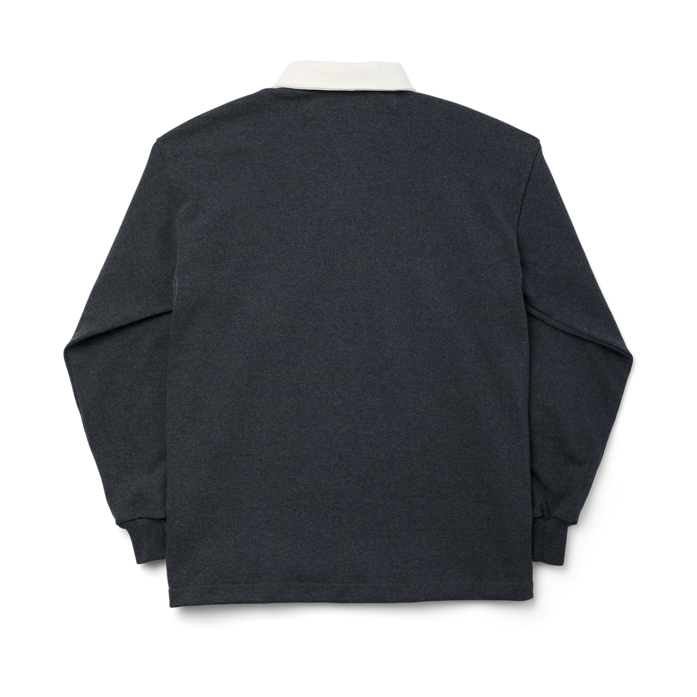 Alternate view of the Filson Solid Pro Rugby Shirt - Coal/ivory