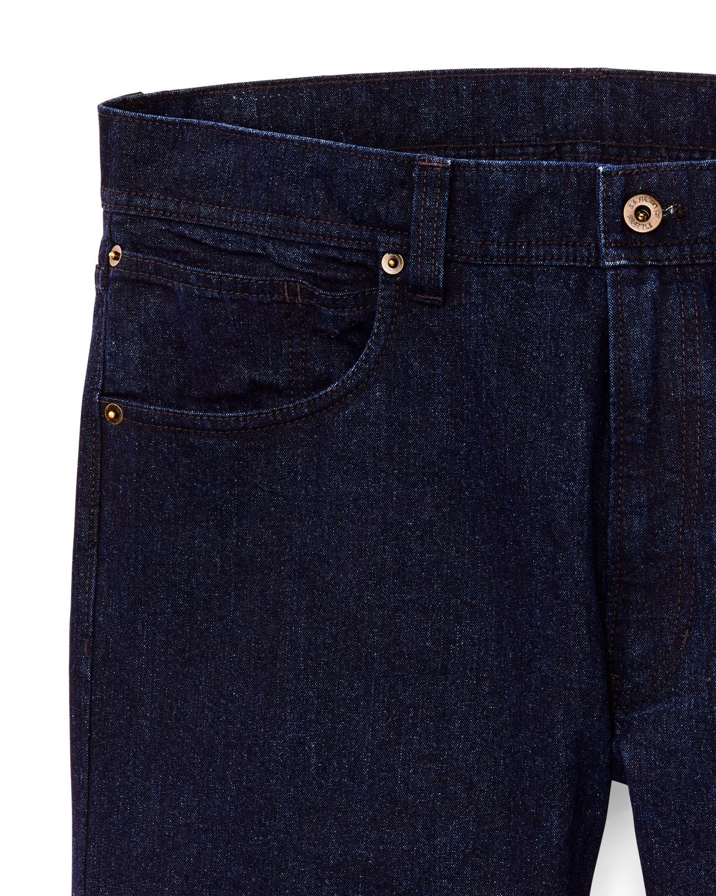 Alternate view of the Filson Dry Tin Cloth 5-pocket Pants - Indigo