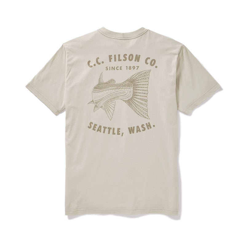 S/s Lightweight Outfitter T-shirt - Silver Birch
