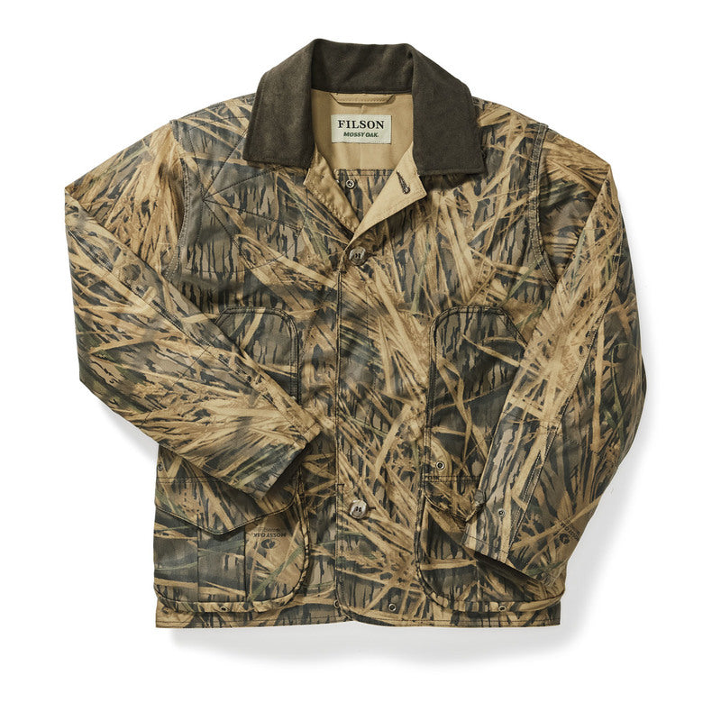 Filson X Mossy Oak Camo Shelter Cloth Waterfowl / Upland Coat - Mossy Oak Shadow Grass