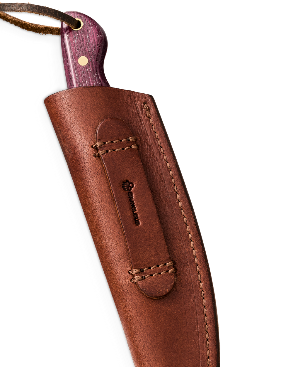 Graycloud Outfitter Knife - Purpleheart Wood
