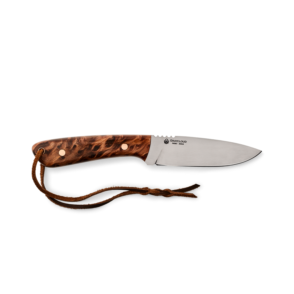 Alternate view of the Filson Filson X Graycloud Ranger Knife - Redwood Burl