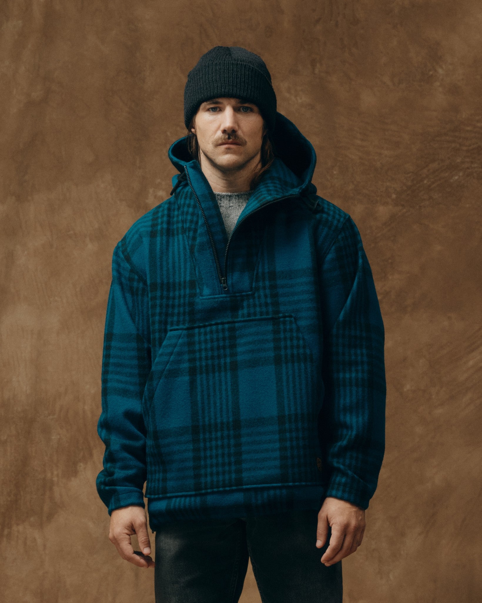 FILSON シングルマッキノウジャケット 青黒 チェック柄 USA製 40 Mackinaw Wool Anorak - Blue / Black Plaid | Filson