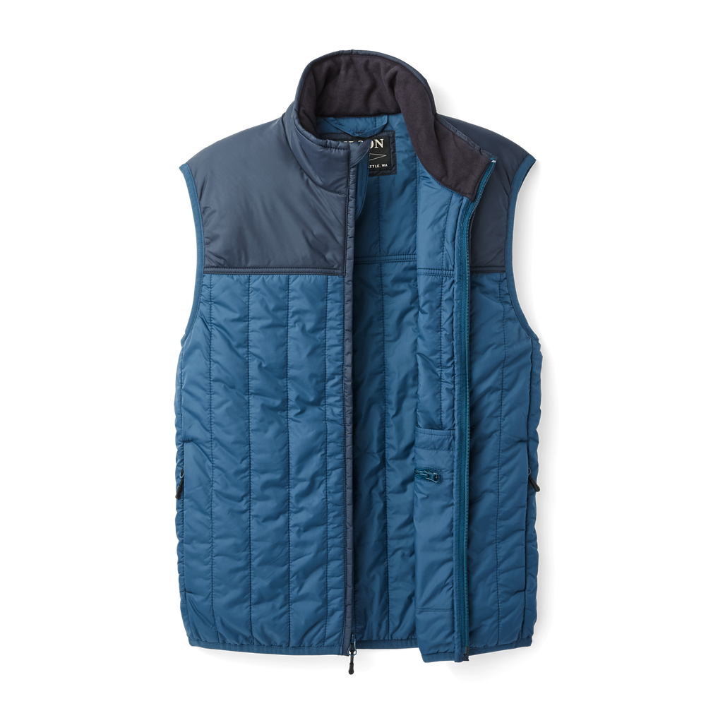 Alternate view of the Filson Ultralight Vest - Blue Wing Teal/captain's Blue