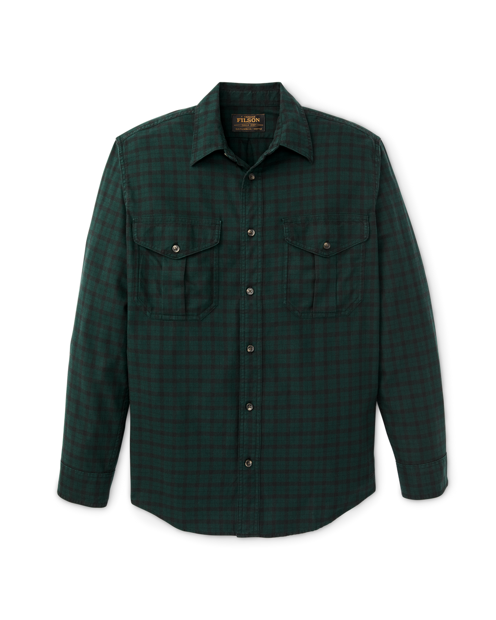 Lightweight Alaskan Guide Shirt - Pine / Black Plaid