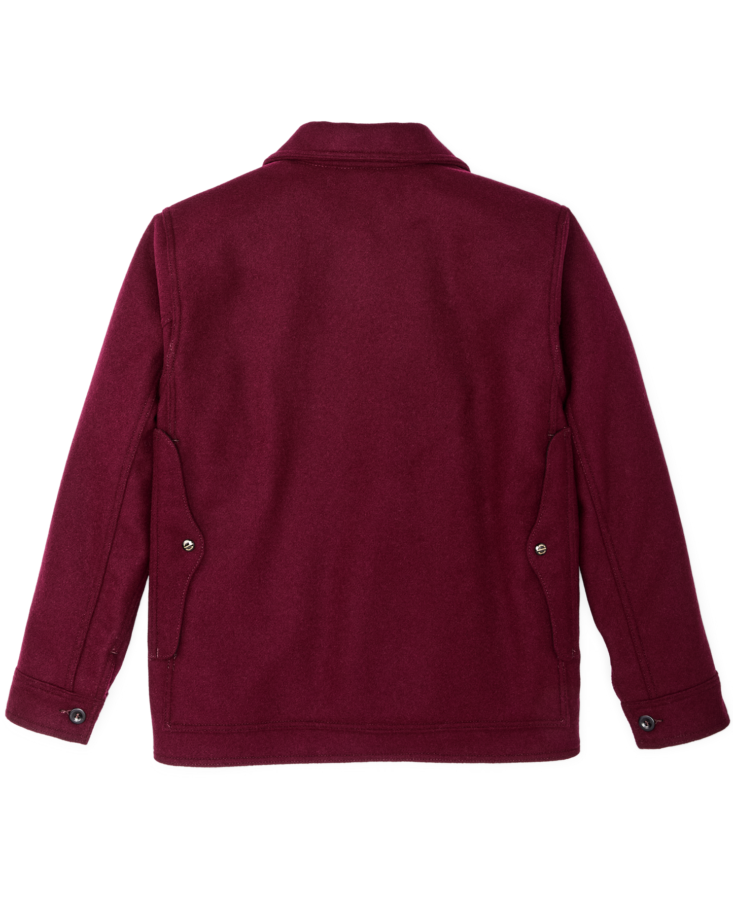 Alternate view of the Filson 1940s Mackinaw Wool Cruiser Jacket - Wine