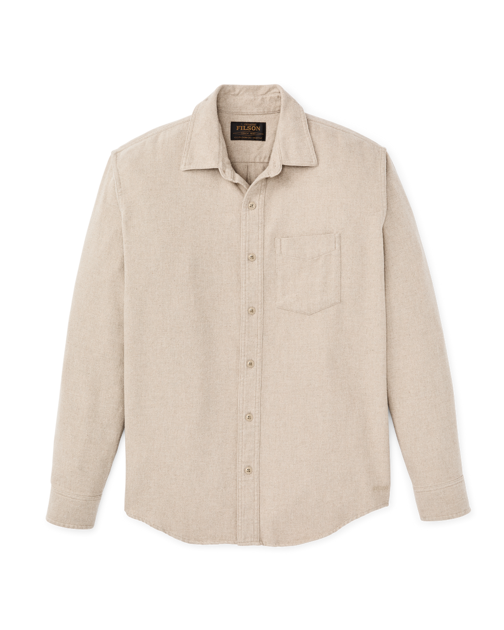 Rustic Flannel Shirt - Dark Natural Heather