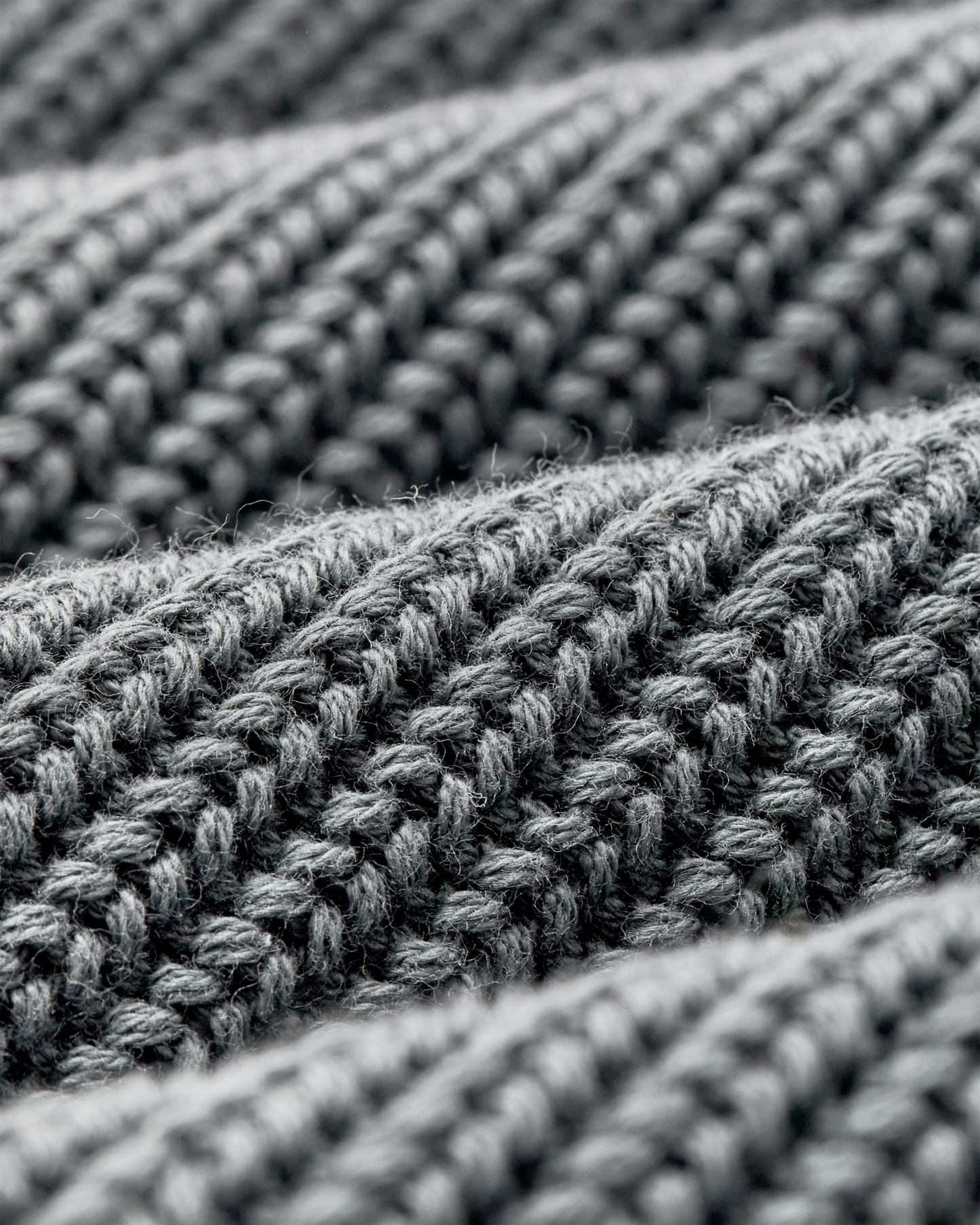 Alternate view of the Filson Vintage Cotton Shawl Neck Sweater - Charcoal