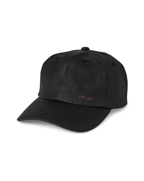 Waxed Low-Profile Logger Cap - Black | Filson
