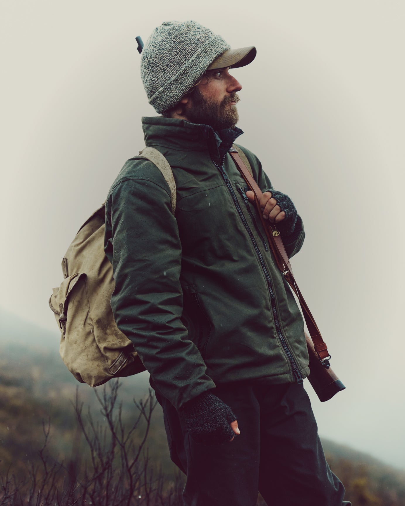 ALGONQUINS 変形コート Fサイズ ブラック チェック ベルト 異素材 Filson - Better Outdoor Clothes & Gear