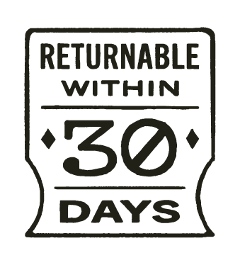 Returnable Within 30 Days
