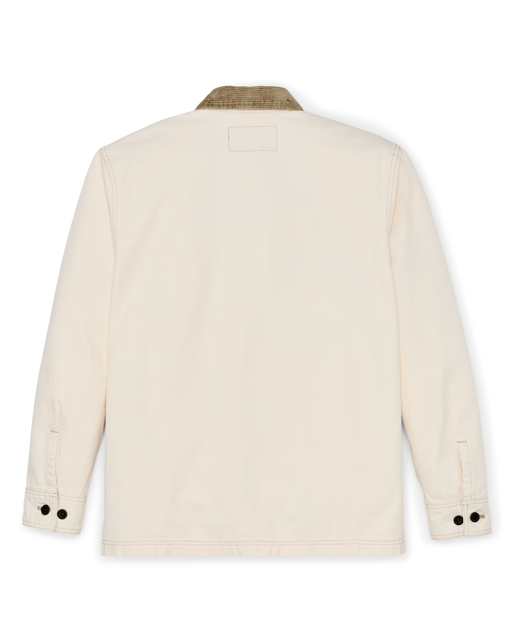 Alternate view of the Filson Rustic Canvas Jac-shirt - Natural Seed