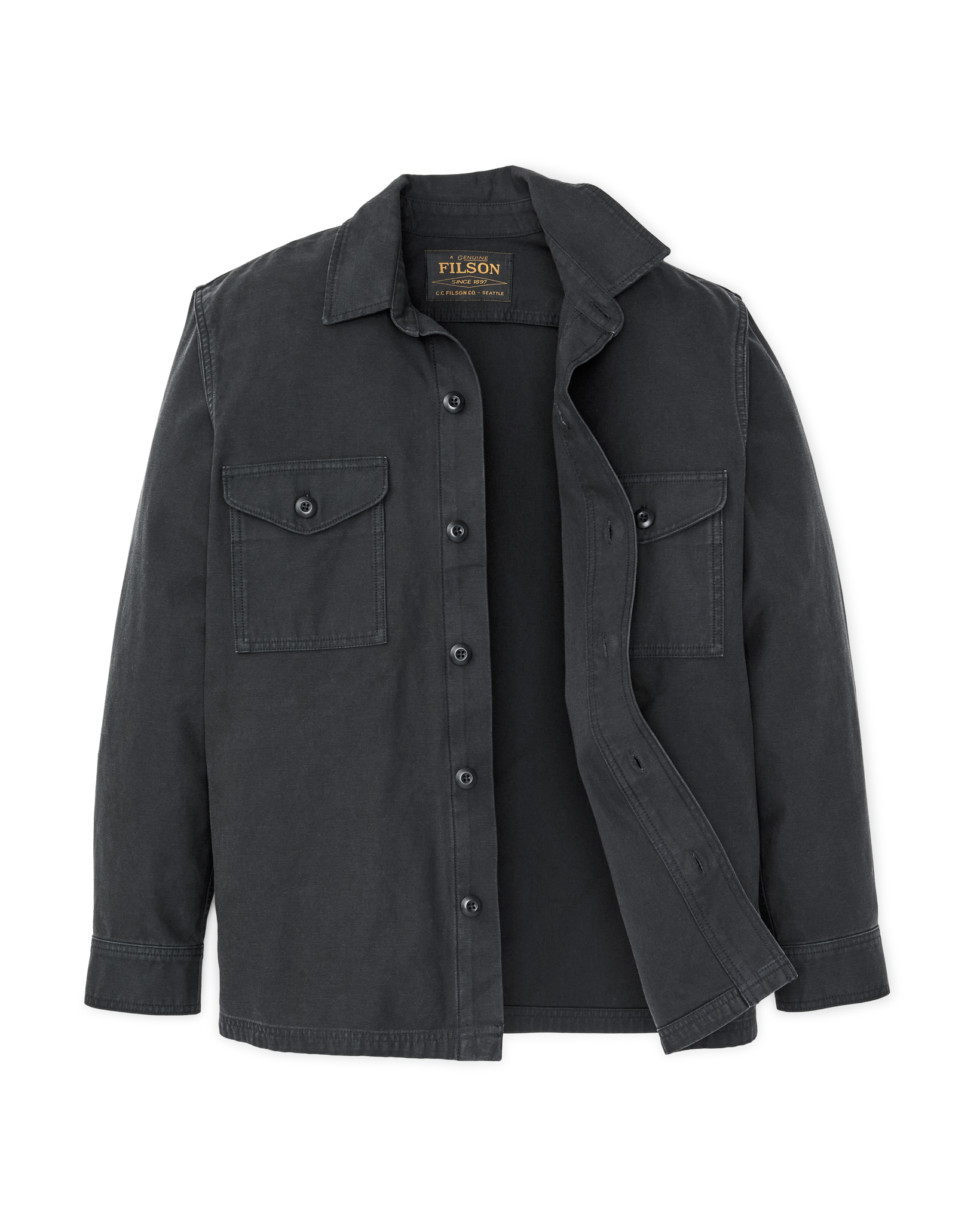 Field Jac-Shirt - Washed Faded Black