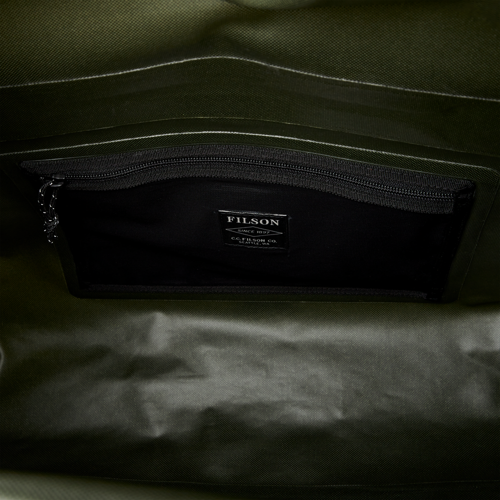 Alternate view of the Filson Dry Messenger Bag - Green