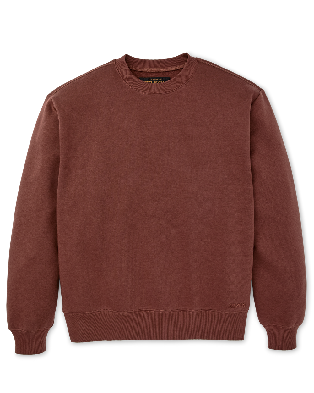 Front-facing image of the Filson Northwest Crewneck Sweatshirt - Sequoia