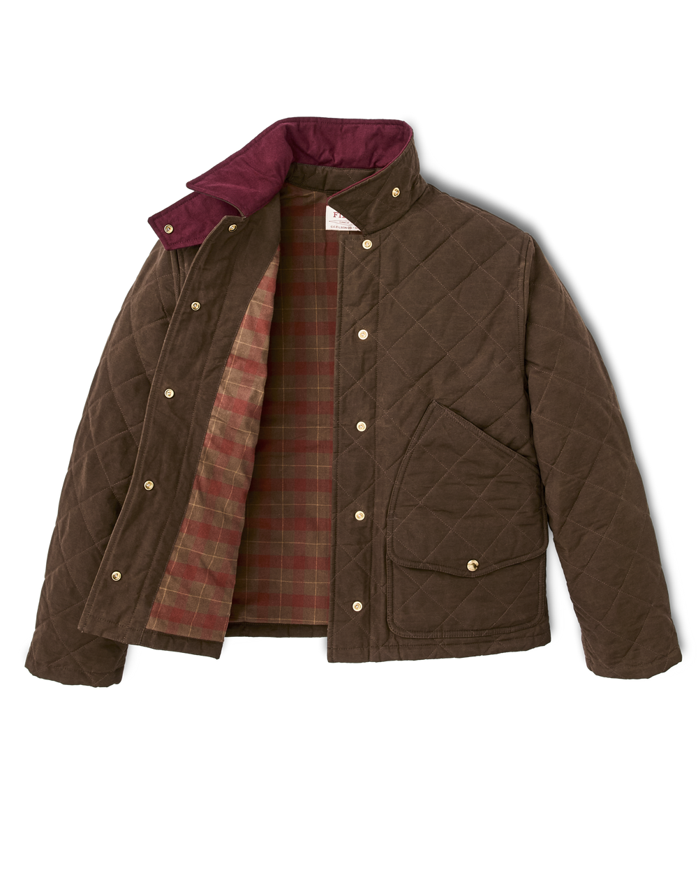 Women's Quilted Outfitter Jacket - Dark Brown