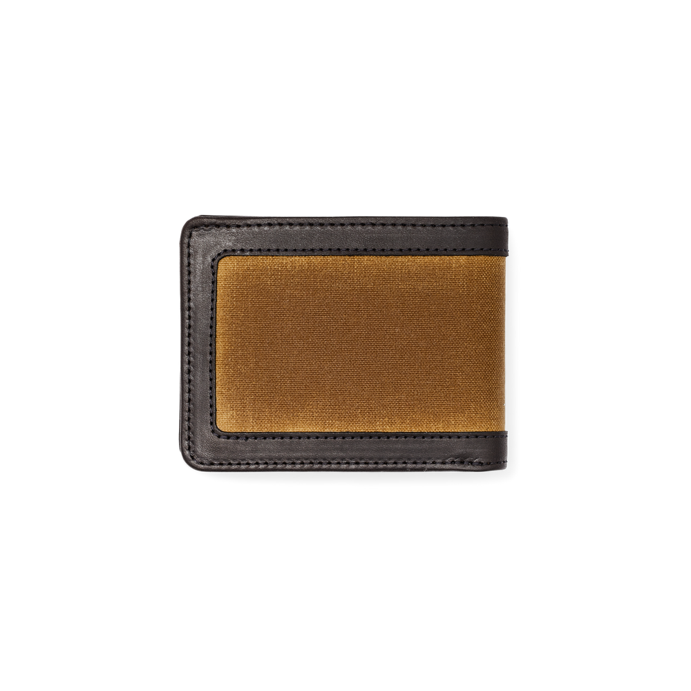 Alternate view of the Filson Tin Cloth Outfitter Wallet - Dark Tan