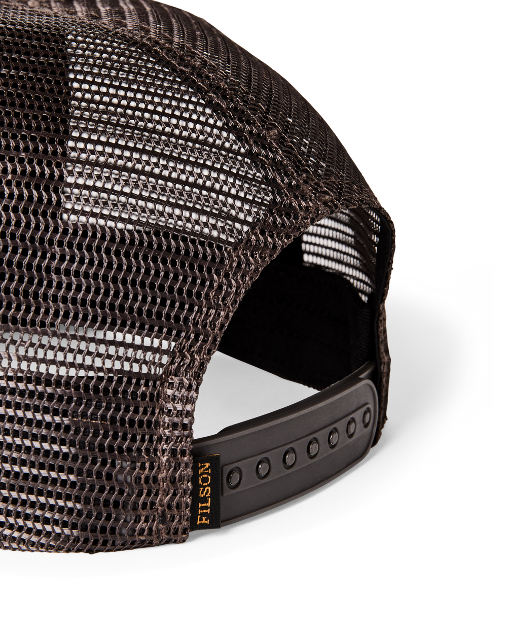 Alternate view of the Filson Durham Ranger Trucker Mesh Cap - Brown