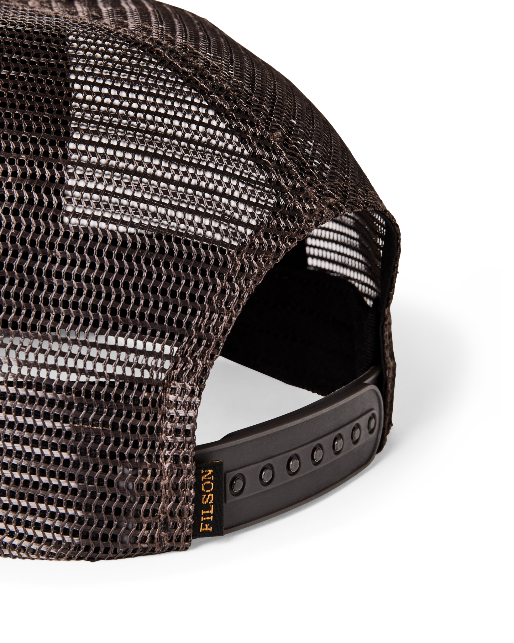 Alternate view of the Filson Durham Ranger Trucker Mesh Cap - Brown