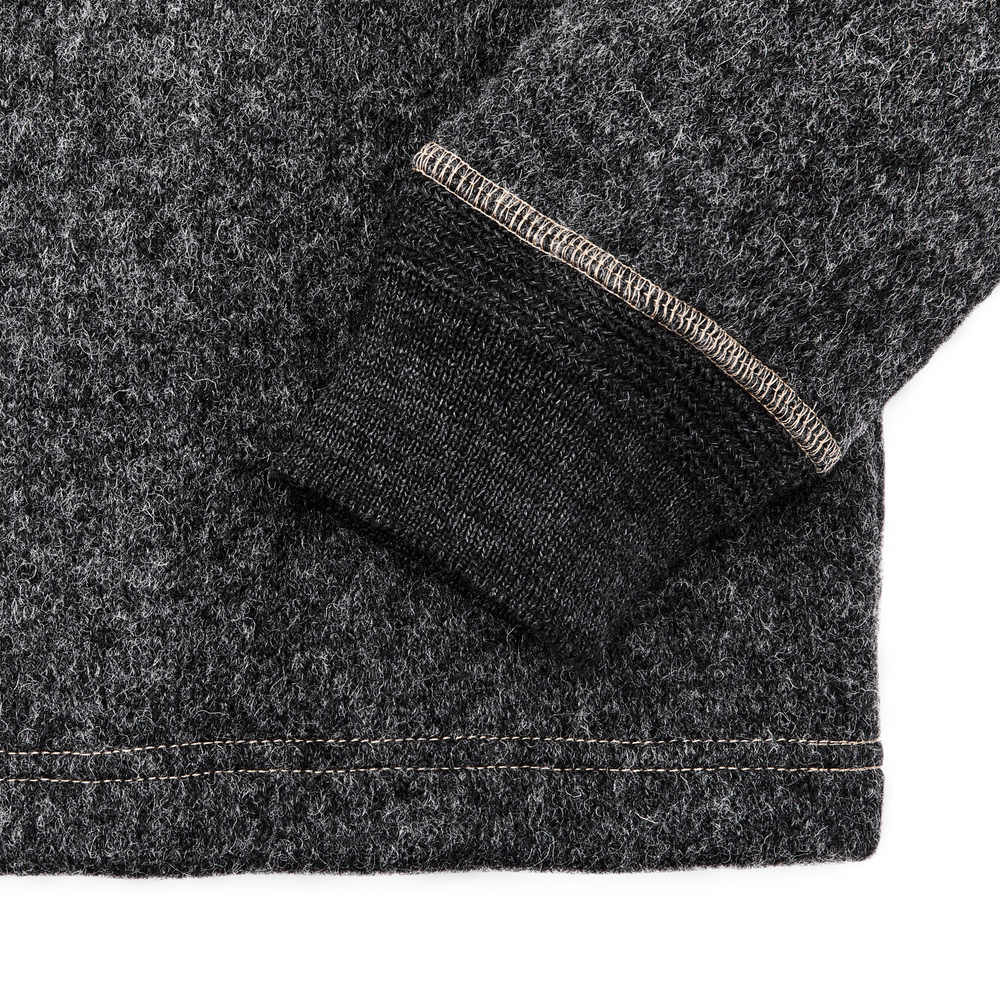 Alternate view of the Filson Keyport Wool Crewneck - Charcoal Heather