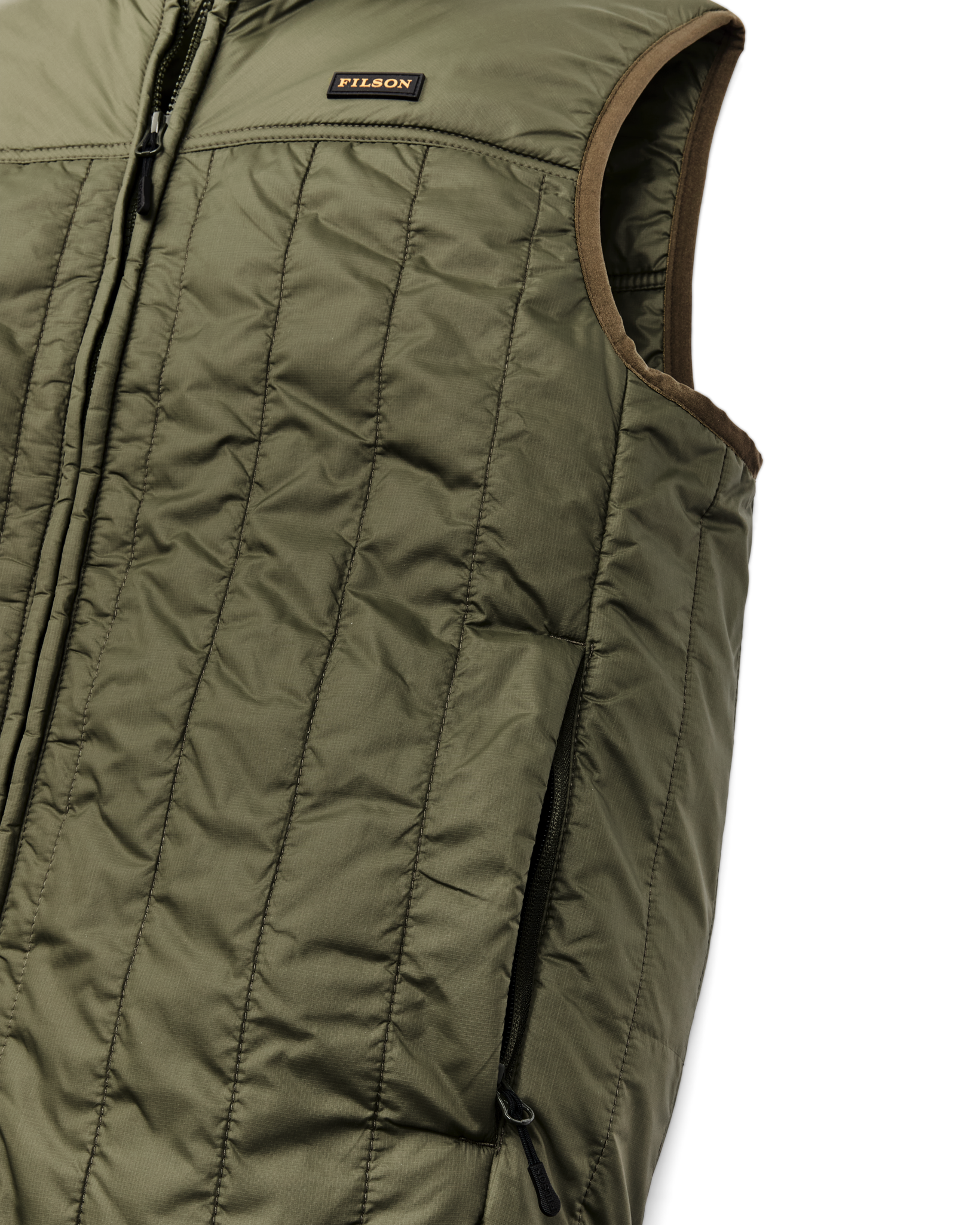 Alternate view of the Filson Ultralight Vest - Dark Olive Drab