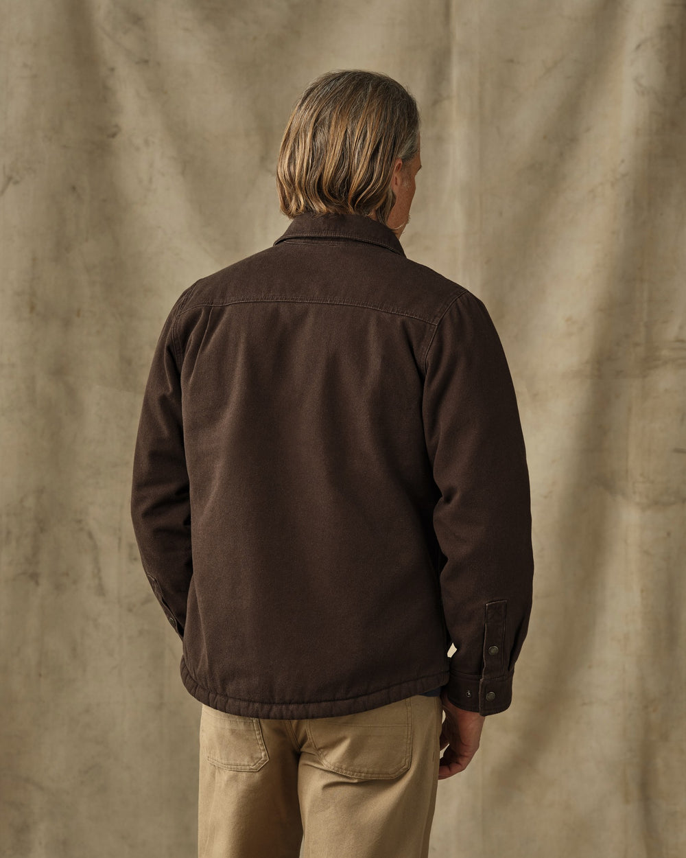 Fleece Lined Jac-Shirt - Dark Brown