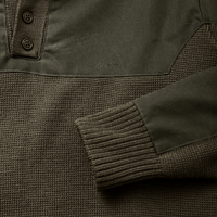 Henley Guide Sweater - Peat Green