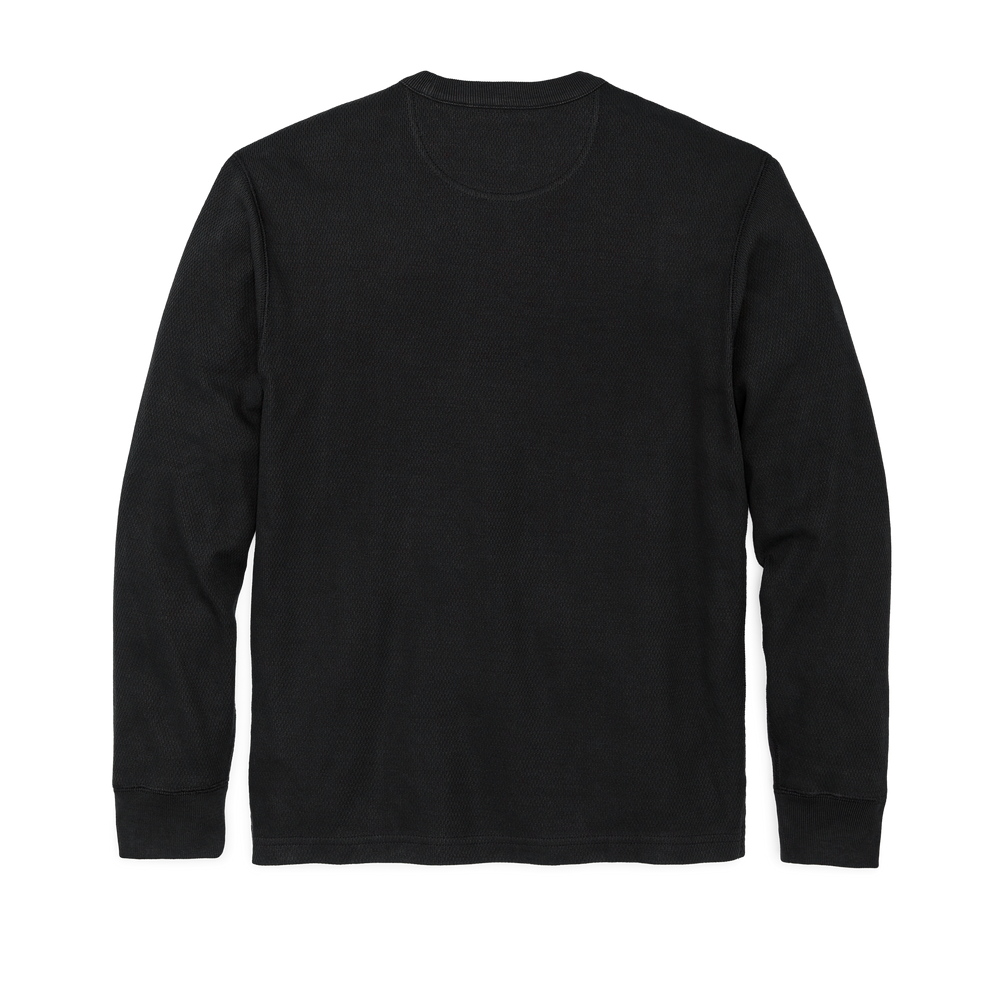 Alternate view of the Filson Waffle Knit Thermal Crewneck - Navy