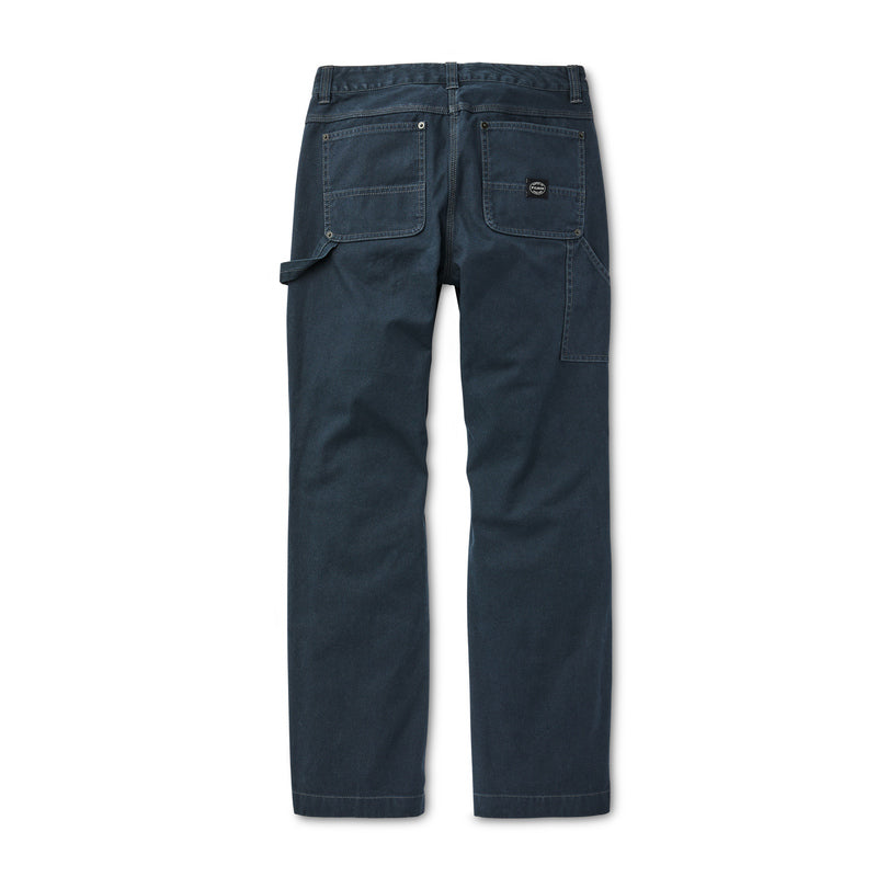 Wmn's Canvas Straight-Leg Pants - Dark Navy