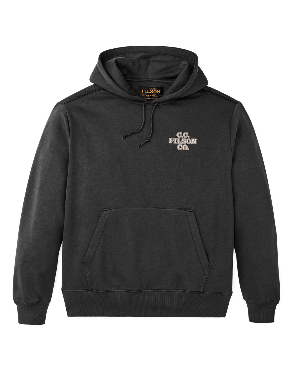 Ballard Graphic Hoodie - Faded Black