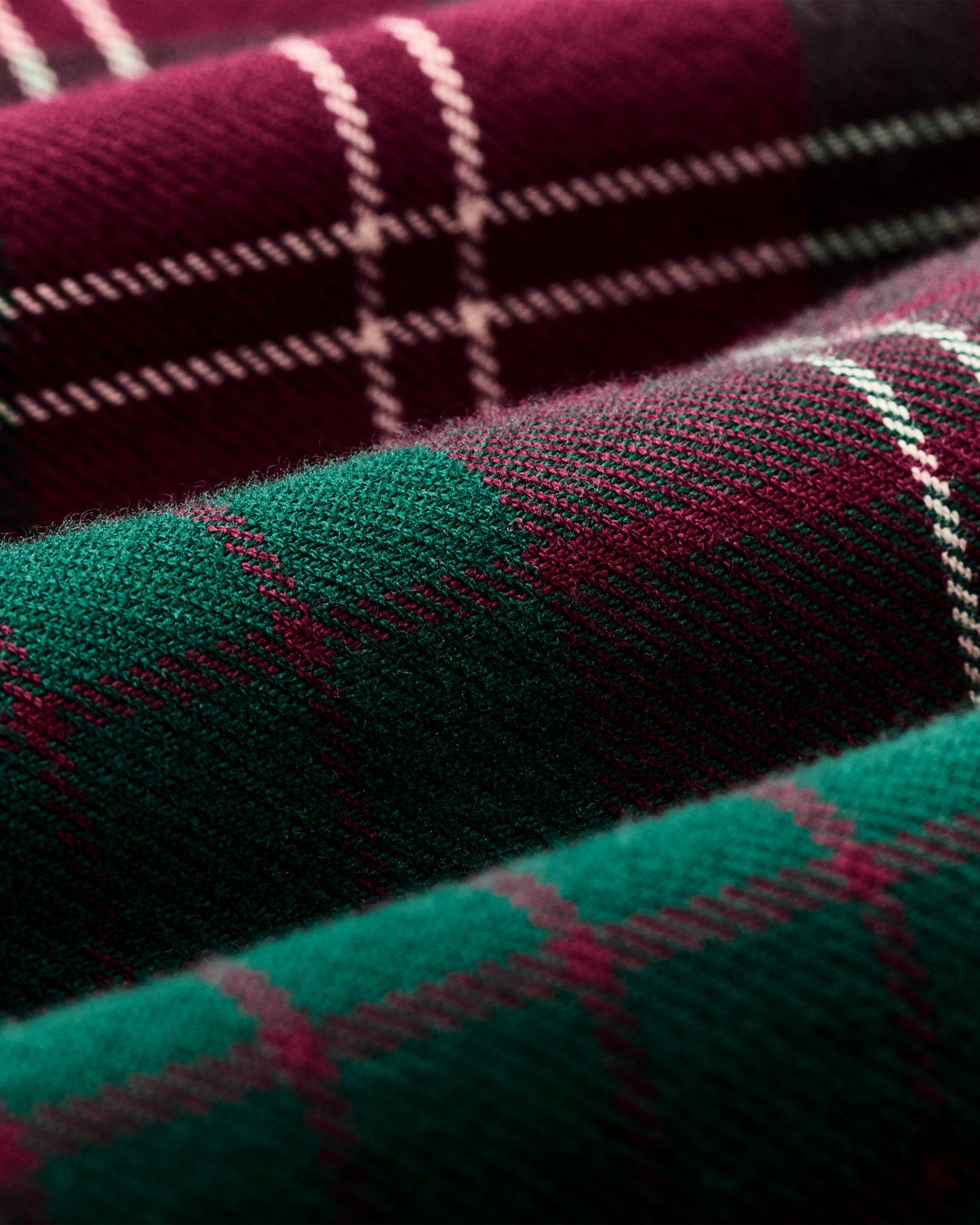 Lightweight Alaskan Guide Shirt - Green / Burgundy / Multi Plaid