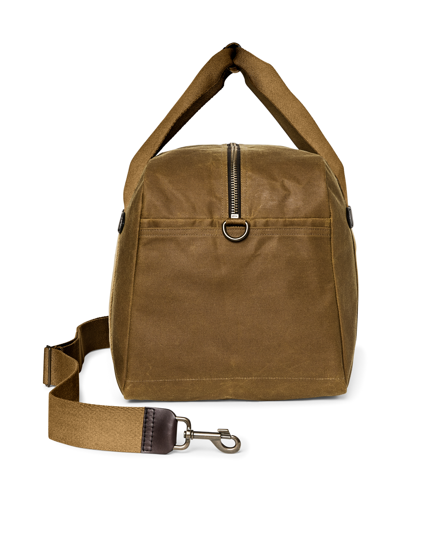 Alternate view of the Filson Medium Tin Cloth Duffle Bag - Dark Tan