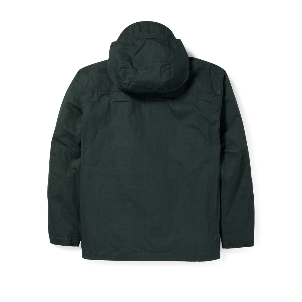 Alternate view of the Filson Lightweight Waxed Anorak - Dark Spruce