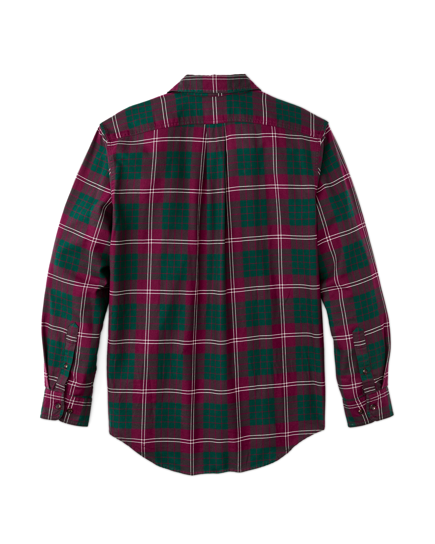 Lightweight Alaskan Guide Shirt - Green / Burgundy / Multi Plaid