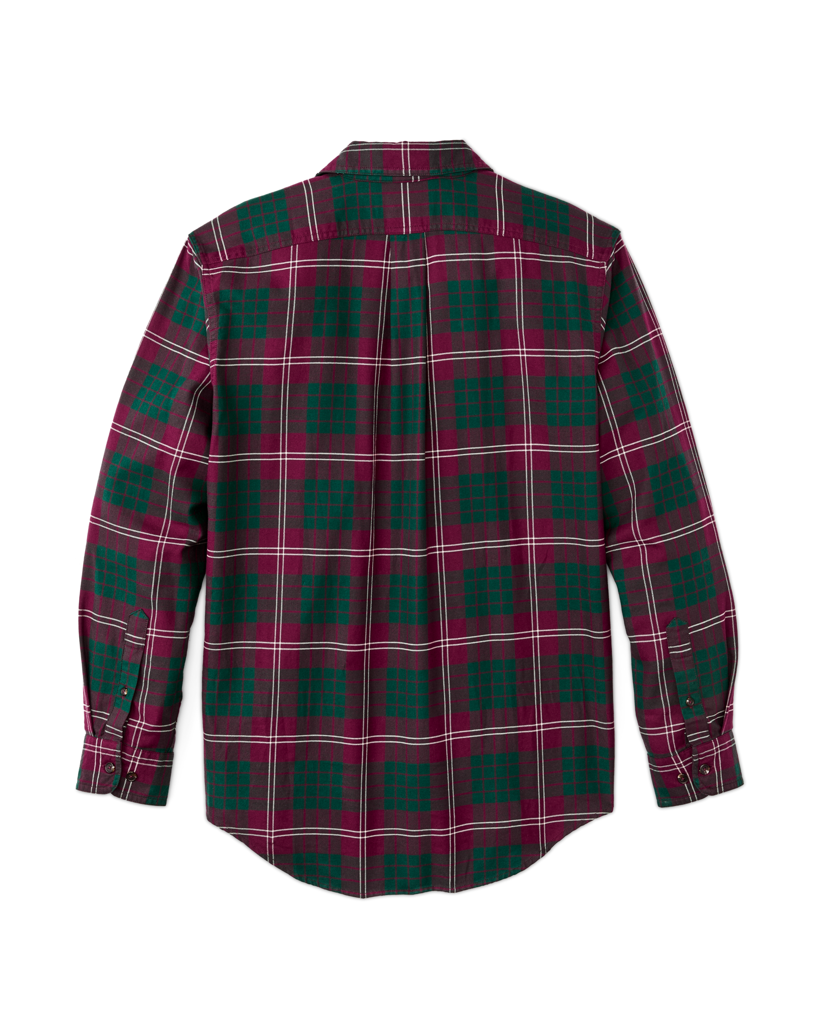 Lightweight Alaskan Guide Shirt - Green / Burgundy / Multi Plaid