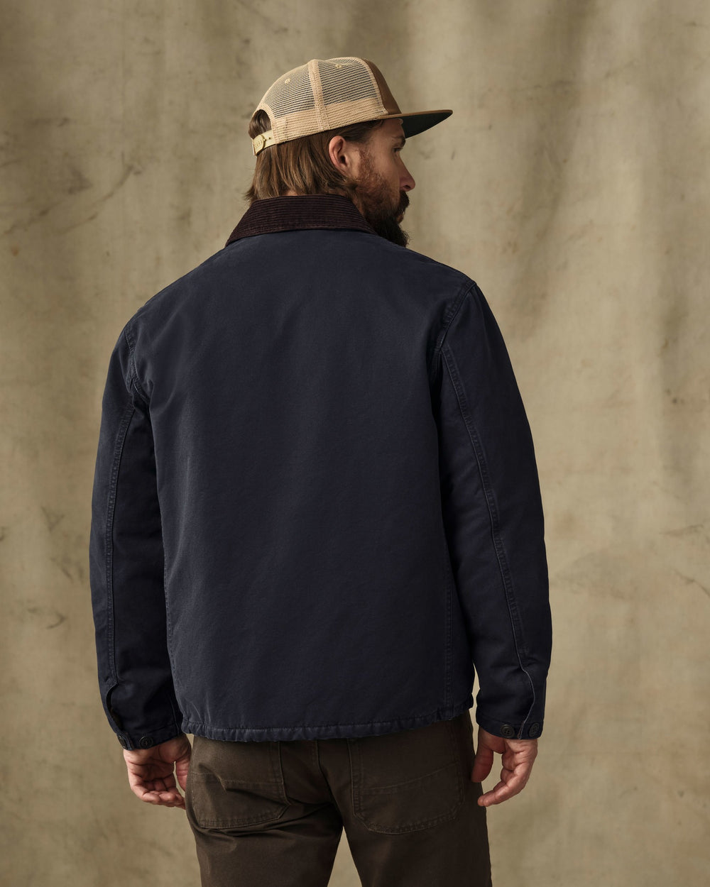 Insulated Canvas Outfitter Jacket - Dark Navy