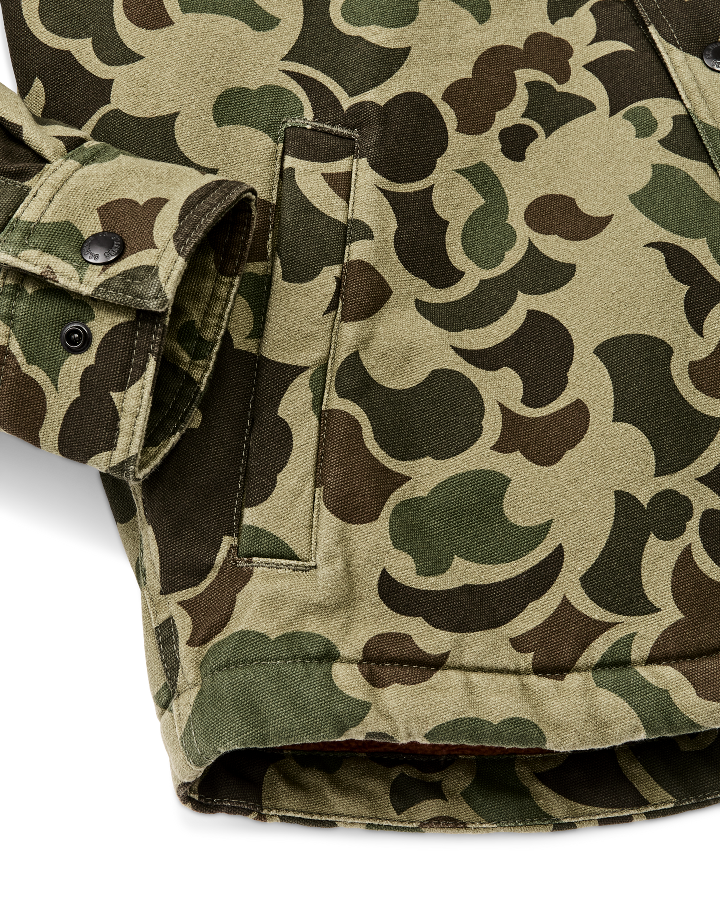 Fleece Lined Jac-shirt - Tundra Shrub Camo