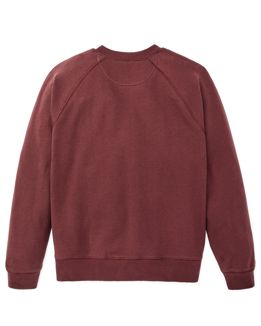 Quarter-zip Terry Sweatshirt - Wine